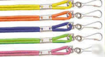 New lanyards, 600 assorted colors, cord lanyards - 