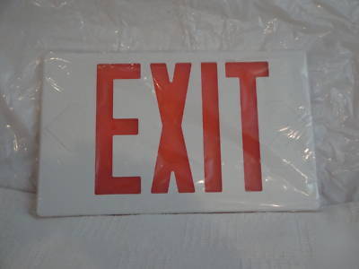 New lsi led exit signs, case quantity of 5- in the box
