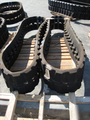 Set of 2 rubber tracks for komatsu pc 40, pc 45, pc 50