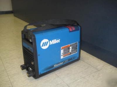 Used miller maxstar 200SD tig/stick welder