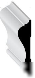 2 1/2 primed pine chair rail moulding molding casing