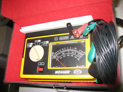 Biddle megger insulation tester 212159 excellent shape
