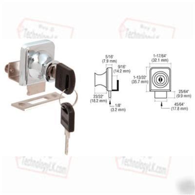 Chrome plated lock for 3/8