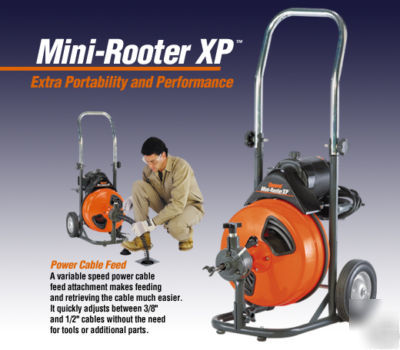 General p-xp-b mini rooter pipe & sewer darain cleaner