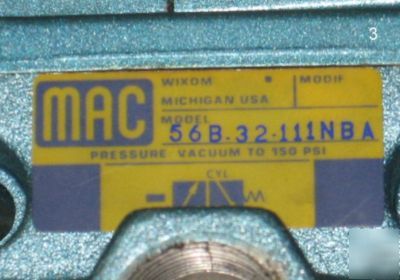 New - mac electric valve 56B-32-111NBA