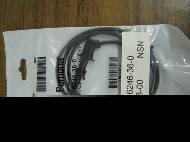 Pomona 6246-36-0 (blk) minigrabber clip patch cordd