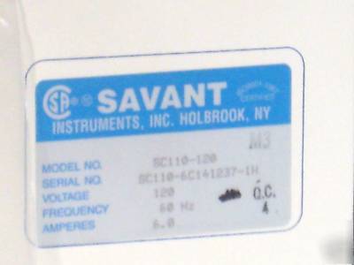 Savant speedvac SC110 vacuum concentrator centrifuge