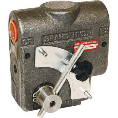 Side-ported adjustable flow cont valve 1/2