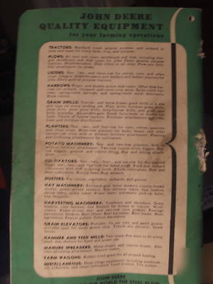Vintage john deere # 5 caster wheel power mower manual