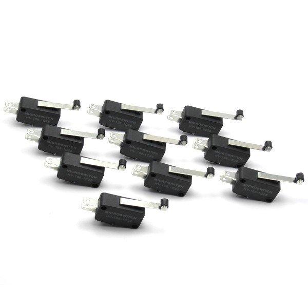 10X microswitches 15A with roller levers micro switch