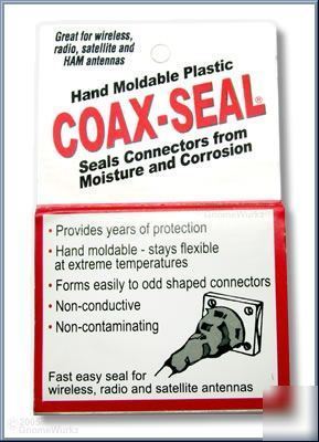 Coax-seal / weatherproof sealant for connectors coaxial