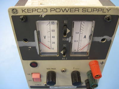 Kepco power supply jqe 0-75V 0-1.5A load tested good 