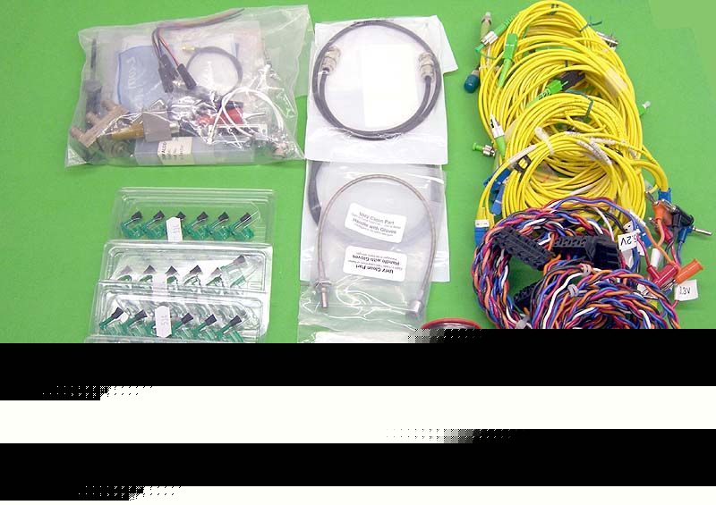 Large lot test probes fiber optic cables bnc sma plugs