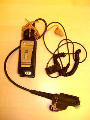 Motorola BDN6671B earphone and microphone kit spy type
