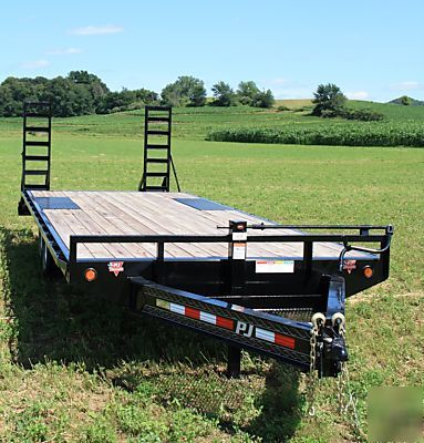 New sale 22' pj deckover equipment trailer-14000# gvwr