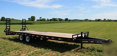 New sale 22' pj deckover equipment trailer-14000# gvwr