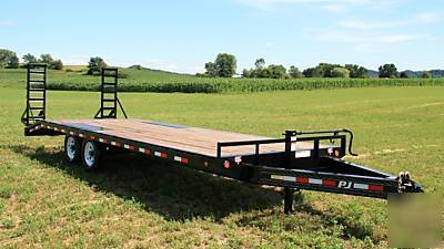 New sale 22' pj deckover equipment trailer-14000# gvwr