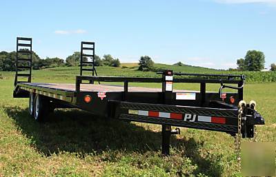 New sale 22' pj deckover equipment trailer-14000# gvwr