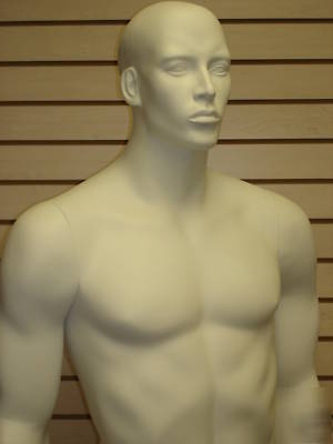 White color full-size masculine male mannequin wm-15