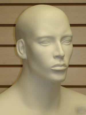 White color full-size masculine male mannequin wm-15