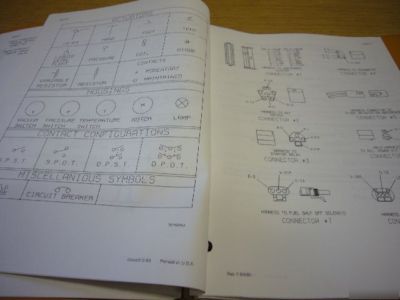 Case 560 trencher schematic set manual