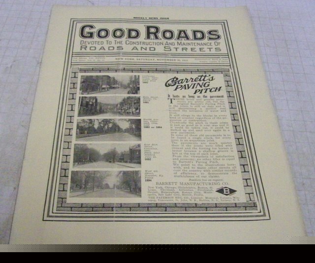 Good roads 1915 construction magazine vol.48, no.21