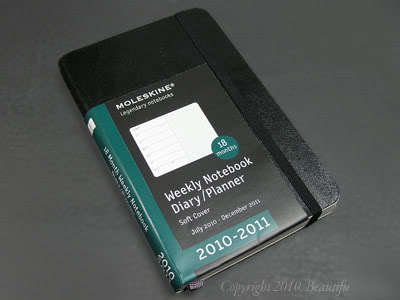 Moleskine 18 mo soft 2011 small weekly planner notebook