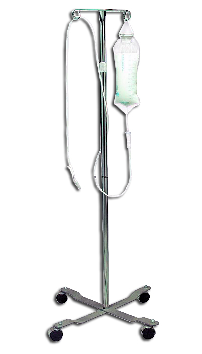 New certified medical iv pole 4-leg stand wheels i.v.