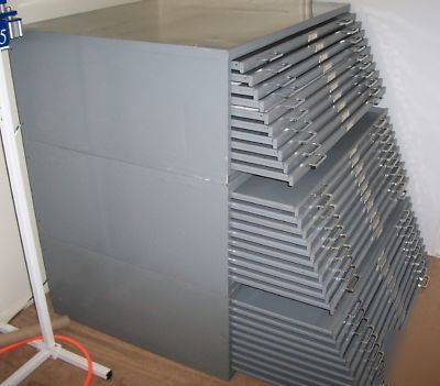 Safco 10 drawer blueprint file cabinets save $4000+ 