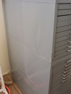 Safco 10 drawer blueprint file cabinets save $4000+ 