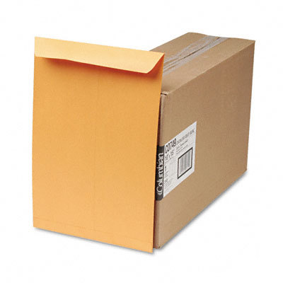Self-seal catalog envelopes, 28LB, brown kraft,250/box