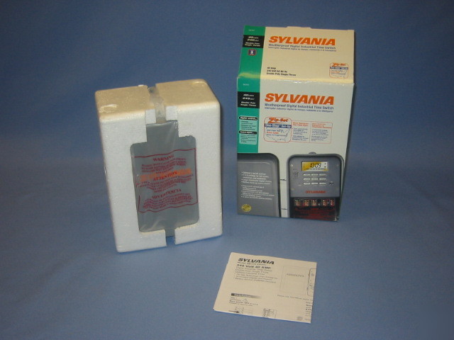 Sylvania SA315 weatherproof ind time switch timer 