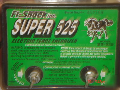 Fi-shock inc. super 525 fence charger