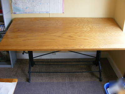 Frederick post antique operable drafting table nice