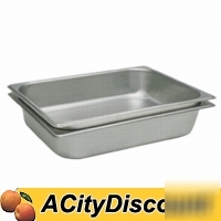 1DZ update full size steam table pans 24 gauge 4IN deep