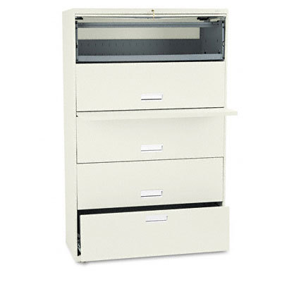 600 series lateral file w/1 drawer/4 shelves 42W py