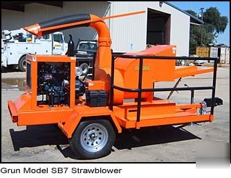 Grun SB7 straw blower only 5HRS use no 