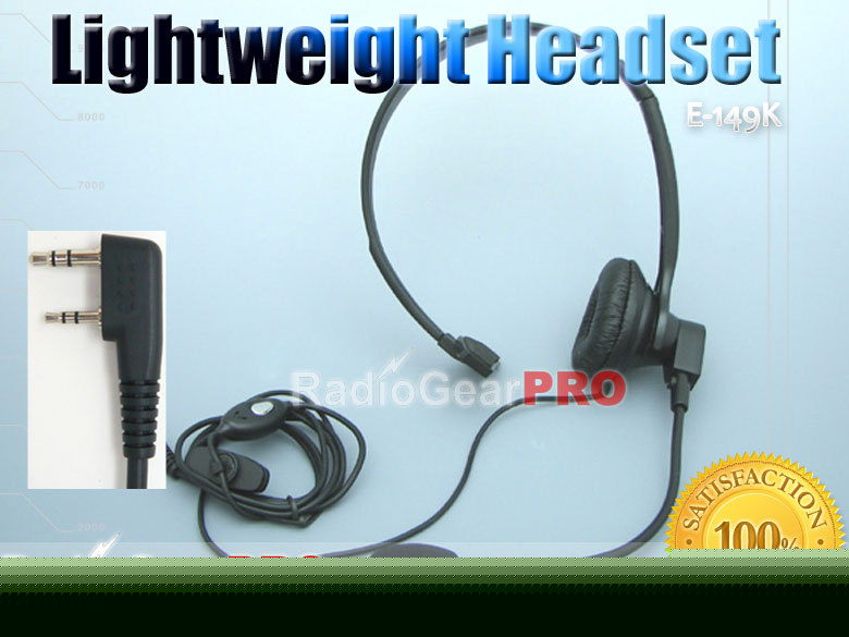 Lightweight headset for px-777 px-888 kg-UVD1P kg-689