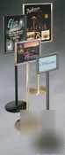 Mirror chrome floor standing sign frame - 11 x 14