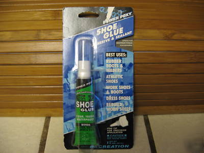 New shoe glue adhesive & sealant boots work dress fix 