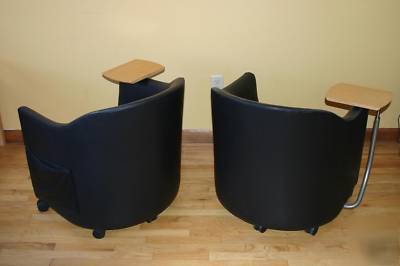 Pair geiger brickel timothy defiebre impromptu chairs