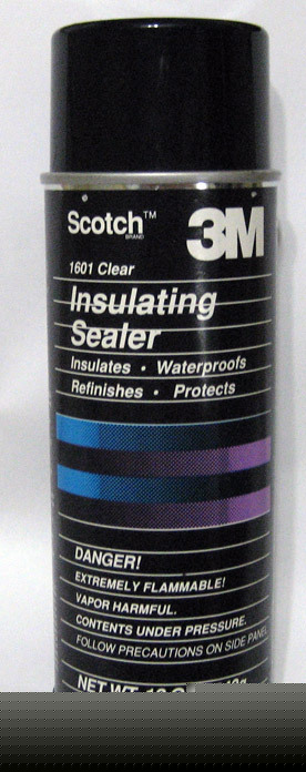 Scotch 3M Â® 1601 clear electrical insulating sealer