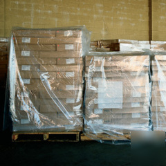 Shoplet select 3 mil clear pallet covers 54 x 44 x 72