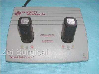 Synthes maxillofacial 530-409 battery charger&batteries