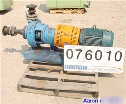 Used:goulds centrifugal pump, model LF3196, size 1.5X3-