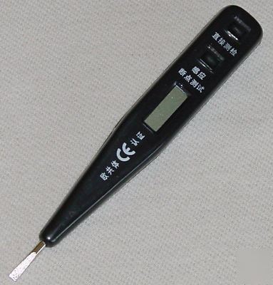 - digital lcd display voltage tester 12V-500V ac/dc