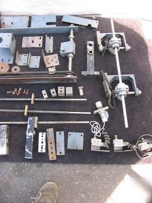 Large lot of lead screw dc motors & sprockets