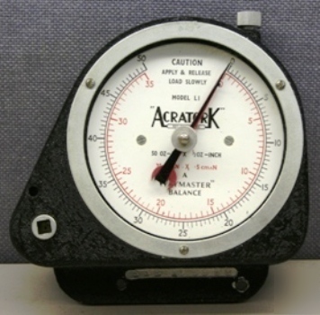 Acratork L1 calibration analyzer â€œwaymaster balanceâ€