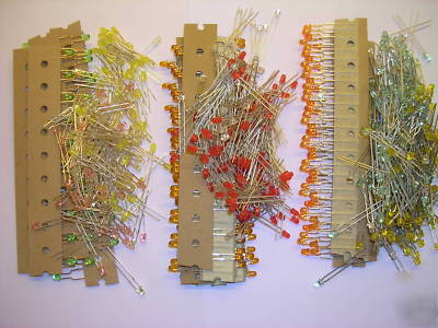 Led assortment #9::: T1 (3MM), diffuse, clear, qty.750
