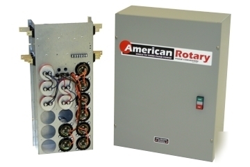 New 30 hp rotary phase converter panel only cnc milling